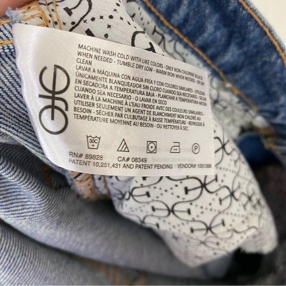 Sam Edelman Yaro High Rise Pinch Waist Jeans Skyline Womens 30 Distressed 90s - Picture 13 of 15